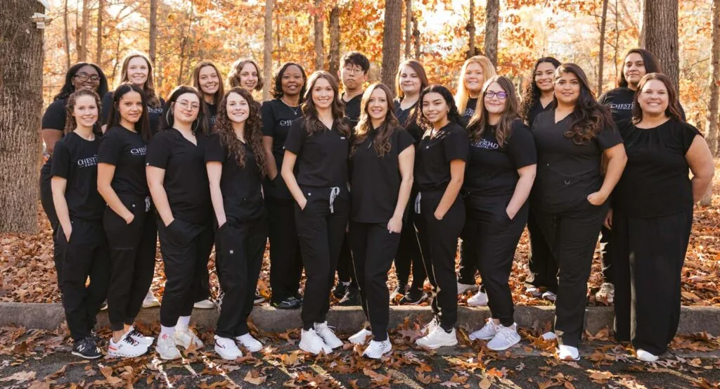 outdoor image of dental team and doctors from Chester Road Family Dental